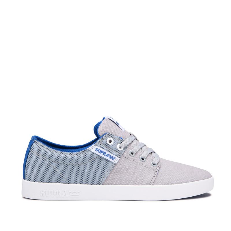 Zapatillas Bajas Supra Argentina Hombre - STACKS II Gris / Azules (SPBJU-7823)